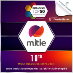 Mitie ranks 10th on the list of Inclusive Top 50 UK Employers