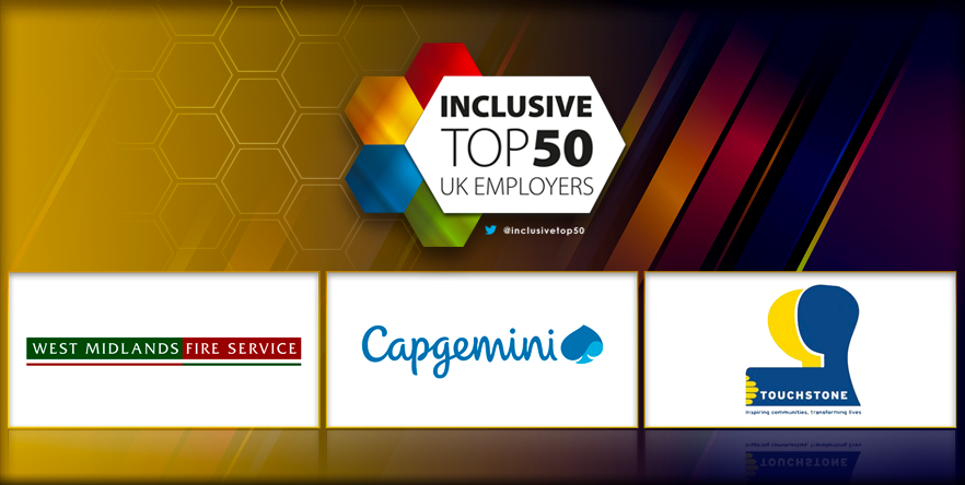 Inclusive Top 50 Report shows West Midlands Fire Service, Capgemini and Touchstone leading by example in ED&I