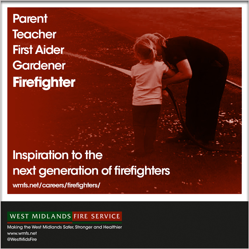 West Midlands Fire Careers Advert