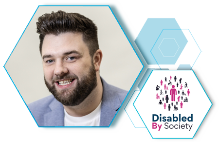 Headshot of Jamie Shields in a hexagon frame