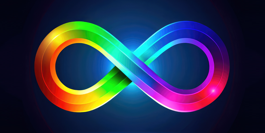 Infinity Rainbow Symbol